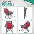 SUNNYFEEL Oversized Rocking Camping Chair, Fully Padded Patio Chair - Image 7