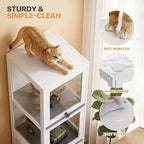 Magshion Display Cabinet, 4-Tier Corner Shelf - Image 6