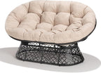 Bme Double Papasan Chair, 600lbs Capacity, Ergonomic Design, Soft Thick Cushion - Image 3