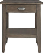 Leick Home Laurent End Table, Solid Wood, - Image 4