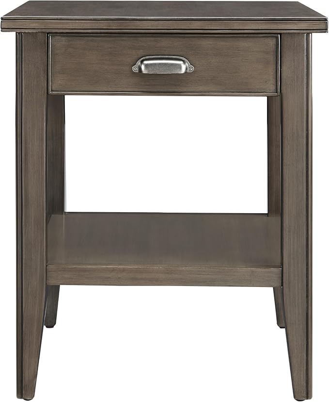 Leick Home Laurent End Table, Solid Wood, - Image 4