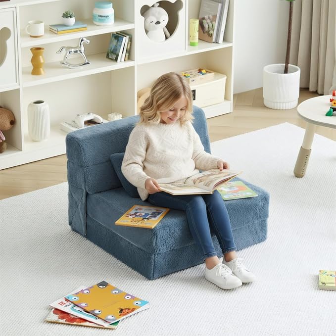 Tiita Convertible Folding Kids Sofa Bed - Image 2