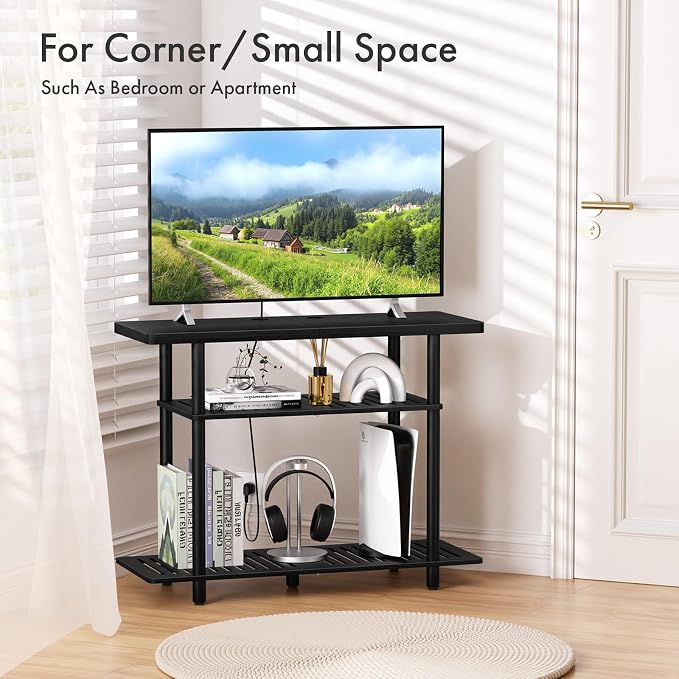 Bamboo TV Stand, Small TV Stands - Image 7