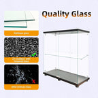 LFT HUIMEI2Y Glass Display Cabinet 2-Shelf - Image 4
