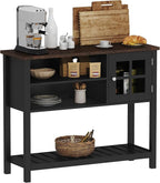 ChooChoo Farmhouse Coffee Bar Cabinet, Buffet Cabinet - Image 7