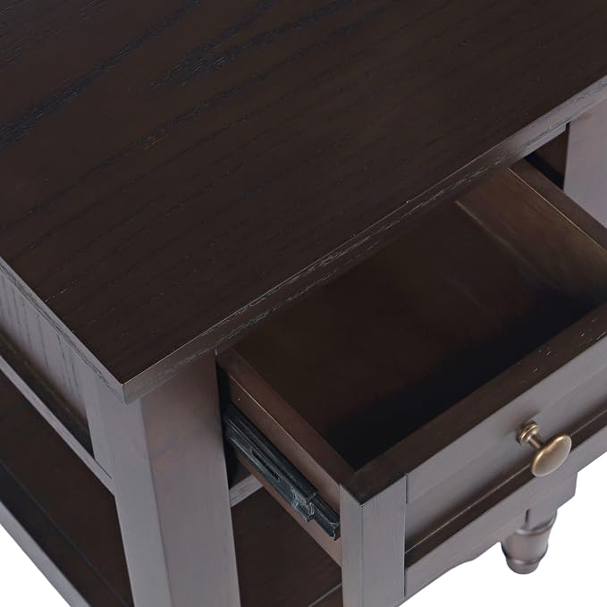 Brentwood Modern Transitional Chairside End Table - Image 5