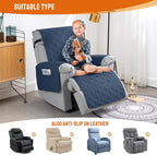 VANSOFY 100% Waterproof Recliner Chair Covers, Recliner Cover Non-Slip Dog - Image 4