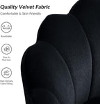 HULALA HOME Modern Velvet Accent Chair - Image 4