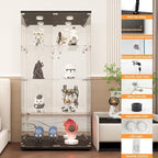 LFT HUIMEI2Y Glass Display Cabinet 4-Shelf - Image 3