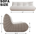 YVDNHP Big Bean Bag Chairs for Adults, 3 Seater Large Bean Bag Chair Sofa - Image 2