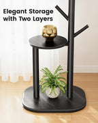 Pipishell Coat Rack, Freestanding Hall Tree - Image 3