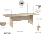 Bush Business Furniture 96-inch Office Conference Table - Image 7