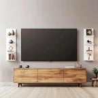 Homaterial 4 Tiers Floating Shelves, Modern Wall Mounted Shelf Storage Shelves - Image 7