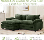 Oprisen 86" Modular Sectional Sofa, Comfy Cloud Couch Sectional Sofa - Image 7