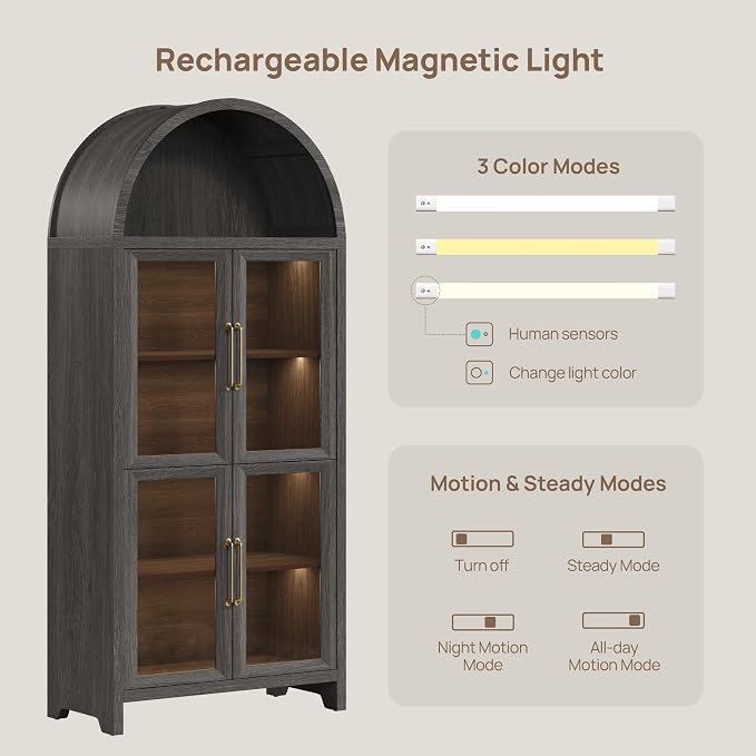 SICOTAS 74" Display Cabinet - Image 9