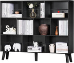 YAHARBO 10 Cube Large Bookshelf, 3 Tier Bookcase by YAHARBO