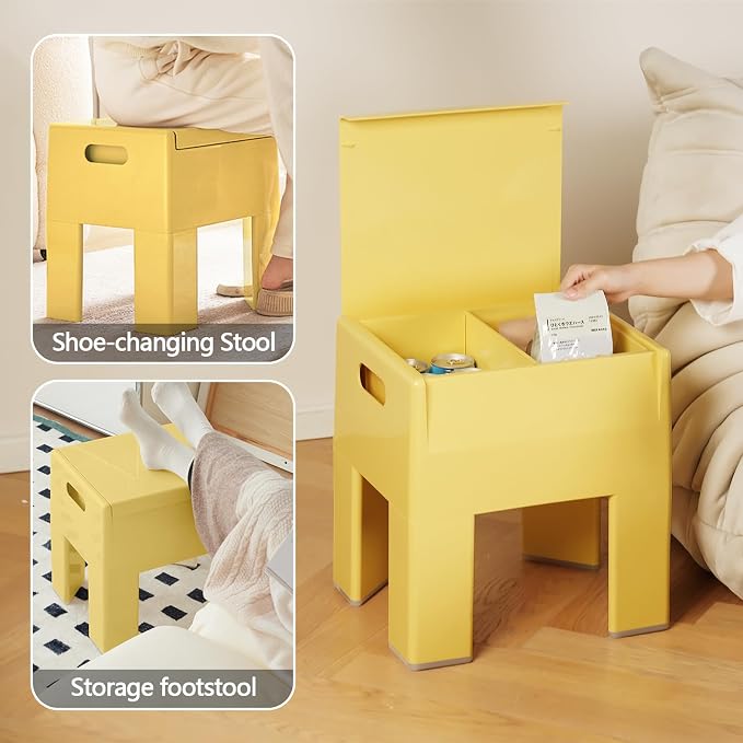 Nightstand Bedside Table with Storage Space, Dorm and Small Spaces, Easy - Image 9