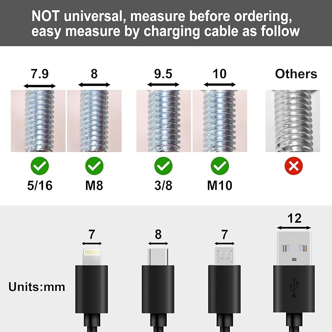 Adjustable Bed Legs for Adjustable Bed Base Frame, Screw in Bed Feet - Image 2