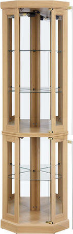 Glass Corner Display Cabinet - Image 9