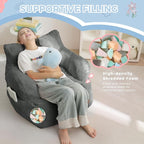 MAXYOYO Kids Bean Bag Chair, Stuffed Toddler Bean Bag Sofa - Image 4
