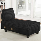 Belffin Modular Sectional Storage Chaise Module by Belffin