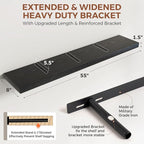 Dreamland 55 Inch Black Floating Shelves - Image 3