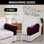 UNBBRRL Stretch Couch Armrest Covers - Image 2
