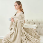 BEDELITE Fleece Blanket Soft Plush Queen Size Bed Blanket Linen 90"x90" | Ultra - Image 8