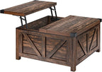 jimeimen Farmhouse Lift Top Coffee Table - Image 7