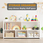 SpaceAid 5-Compartment Bookshelf, Montessori Bookcase - Image 3
