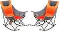 SUNNYFEEL Oversized Heated Rocking Camping Chair 2 Pack, Fully Padded Patio by SunnyFeelCamping