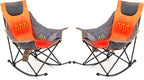 SUNNYFEEL Oversized Heated Rocking Camping Chair 2 Pack, Fully Padded Patio by SunnyFeelCamping