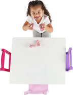 Humble Crew Kids Wooden Table and 4 Chairs Set, and Snack Time - Image 5