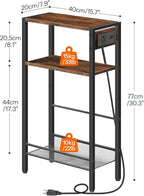 HOOBRO 15.7" Narrow Console Table - Image 3