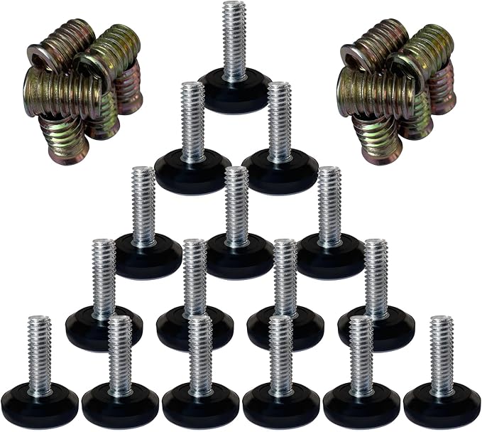 5/16" Threaded Leveling Feet Screw On by TWIG