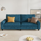 EASE MOOSE 70.6" Velvet Loveseat Sofa, Soft Deep Seat Couches - Image 4