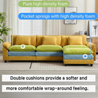 Oprisen 120" Modular Sectional Sofa, Comfy Cloud Couch Sectional Sofa - Image 3