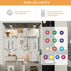 LFT HUIMEI2Y Glass Display Cabinet 12 Shelves - Image 6