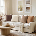 MIULEE Modern Farmhouse Decorative Lumbar Pillow Covers 18x18 Inch Set of 4 - Image 6