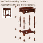 LEEMTORIG Solid Wood Side Table - Image 8