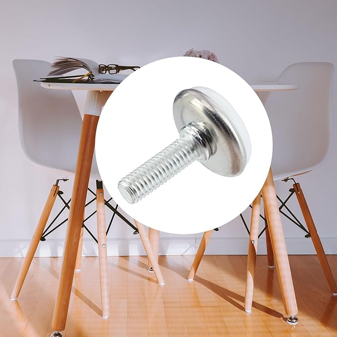 Screw on Furniture Glides Adjustable Furniture Leg Base Leveller M8 x 25mm - Image 5