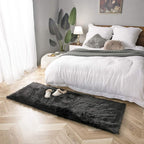 Ashler faux fur rug, Fluffy Shaggy Area Rug Ultra Soft 2.2 x 6 Feet Rectangle - Image 2