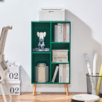 LEYAOYAO 5 Cube Bookshelf 3-Tier Bookcase - Image 4