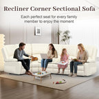 Yolsali 3-Seater Recliner Sofa, Manual Reclining Couch - Image 7