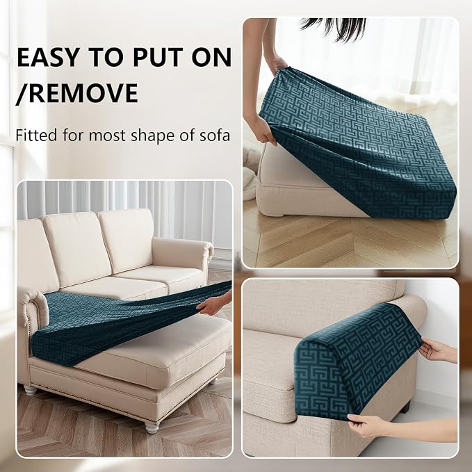 UNBBRRL Stretch Couch Backrest Cushion Cover - Image 4