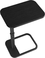 Kitstorack TV Tray Table, Adjustable Height & Rounded Metal Corners, Snack Table by Kitstorack