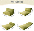 MAXYOYO Folding Sofa Bed, Extra Thick and Long Floor Sofa Convertible Sleeper - Image 2