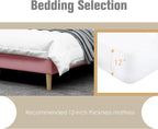 AGARTT Upholstered Platform Bed Frame Twin Size - Image 6