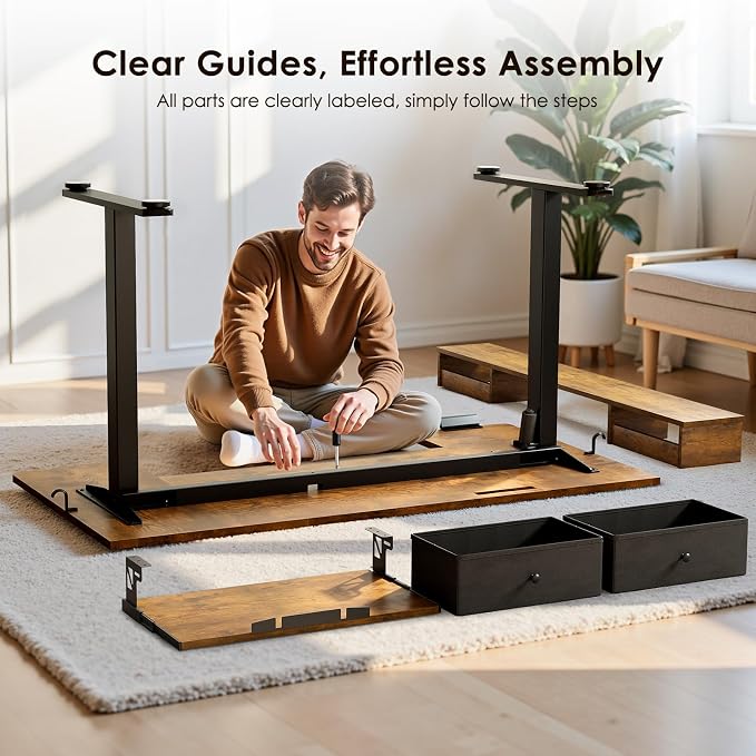 OffiGo U Shaped Electric Standing Desk - Image 8