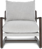 VALENCIA THEATER SEATING Lagon Wood Accent Chair, Mid-Century Modern Armchair - Image 9